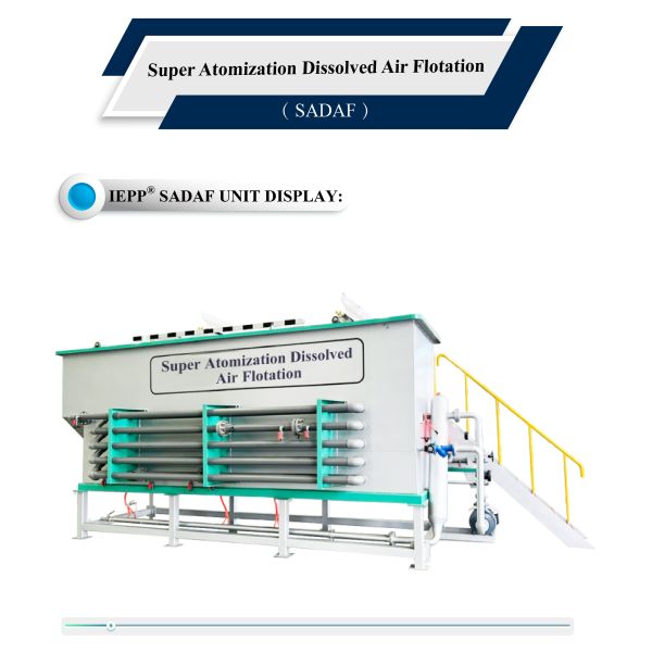 IEPP Integrated Max Flow 180m3/h Food Meat Processing Oil Water Separator Grease Trap System Dissolved air Flotation Machine