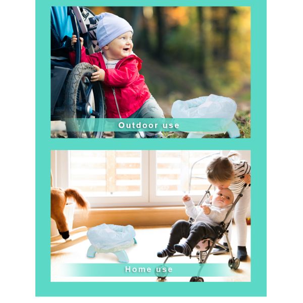 Тренируя сумка горшочка сидения унитаза очищая для любимцев взрослых малышей детей Outdoors