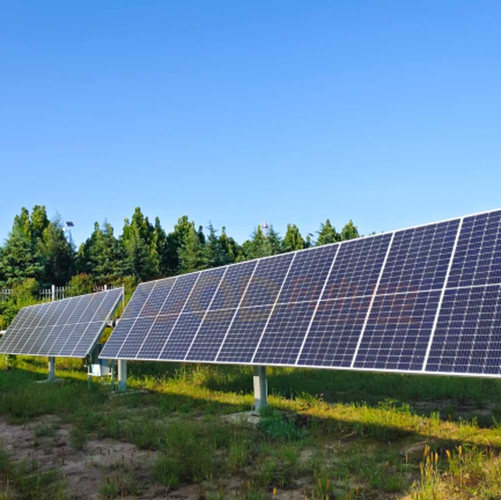Горизонтальные солнечные системы Солнце установки земли Pv отслеживая держатель панели солнечных батарей