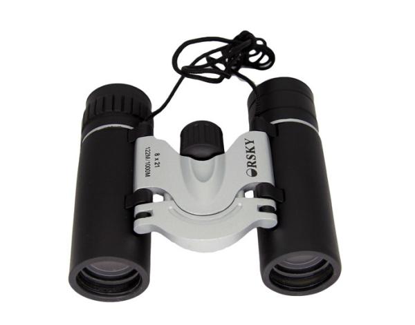 Roof Prism Compact Lightweight Binoculars With Easier Hold Rubber Armoring