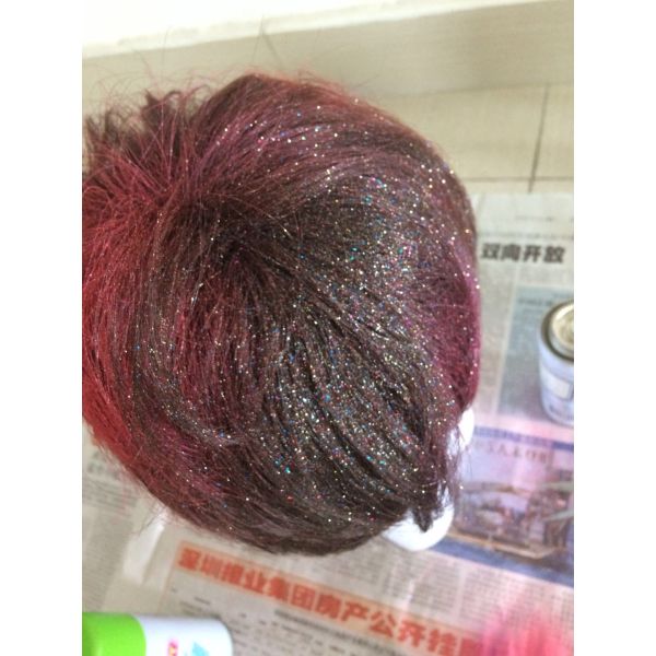 250MLGlitter Hair Spray Non Toxic , Temporary Hair Color Spray No Harm To Skin