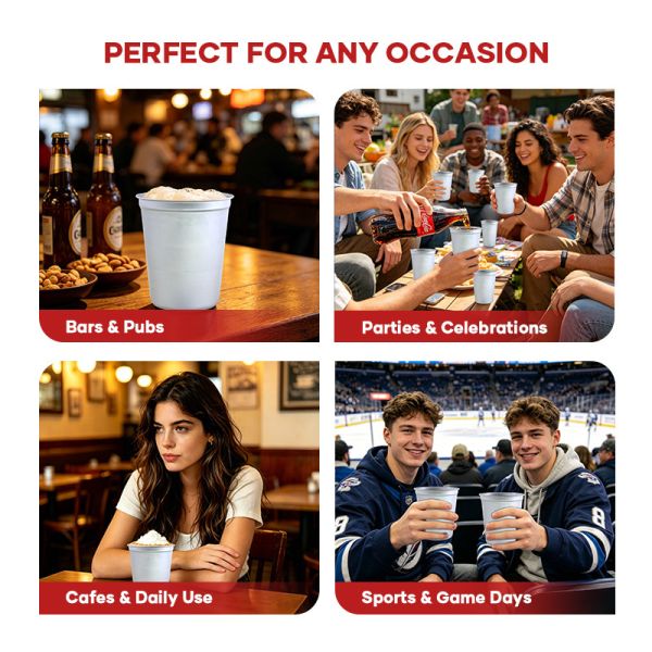 16oz(480ml) Straight Style Premium Aluminum Cups