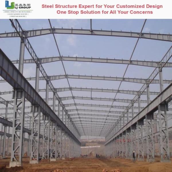 Custom Size Industrial Steel Building Galvanized Steel Multi Functional