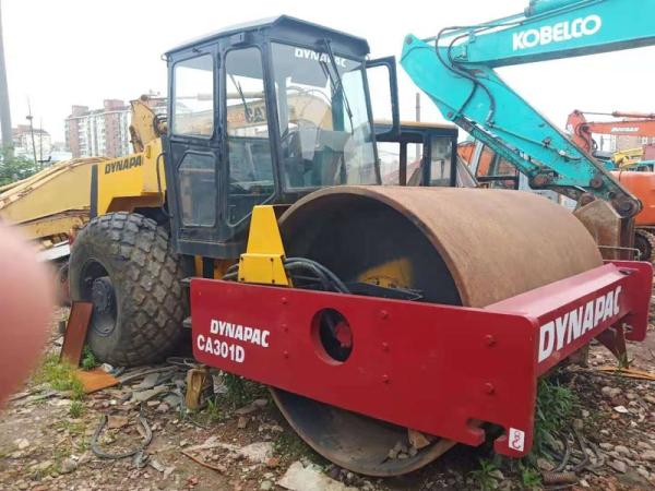 DYNAPAC Single Drum Tire Roller 300KW Diesel Engine Road Roller for Construction Works