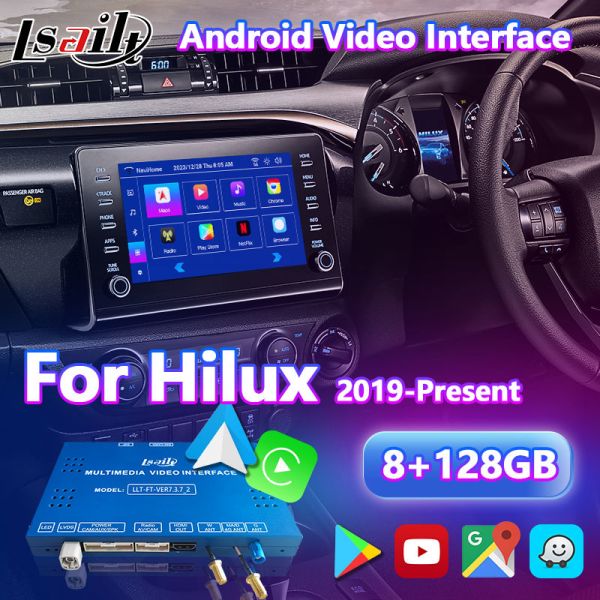 Lsailt Android Navigation Multimedia Video Interface for 2019-Present Toyota Hilux