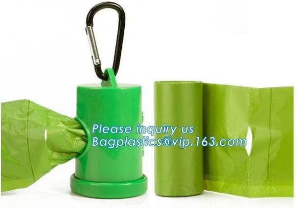Degradable Pet Waste Poop Bags Dog Cat Clean Up Refill Garbage Bag, Pet Waste Bag Outdoor Dog Cleaning Bags Biodegradabl