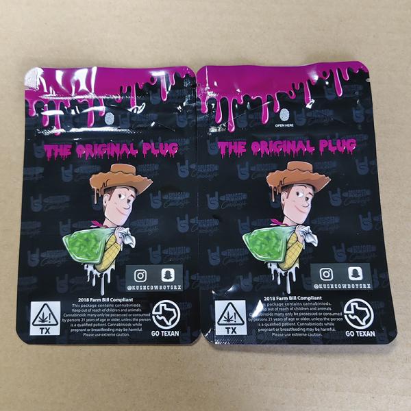 High-Definition Printing Customizable Graphics Child Resistant Bags With Visible Window For Pharmaceuticals Packaging.