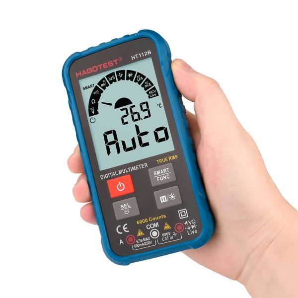 multímetro de Digitaces del PDA 600mA, multímetro de 6000 Digitaces de las cuentas