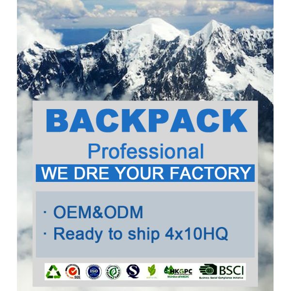 OEM ODM Outdoor Ultralight Trekking Bag , Waterproof Cycling Backpack Foldable