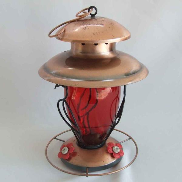 EN71 Electric Plating Hanging Metal Suet Feeder Metal Bird Feeding Station