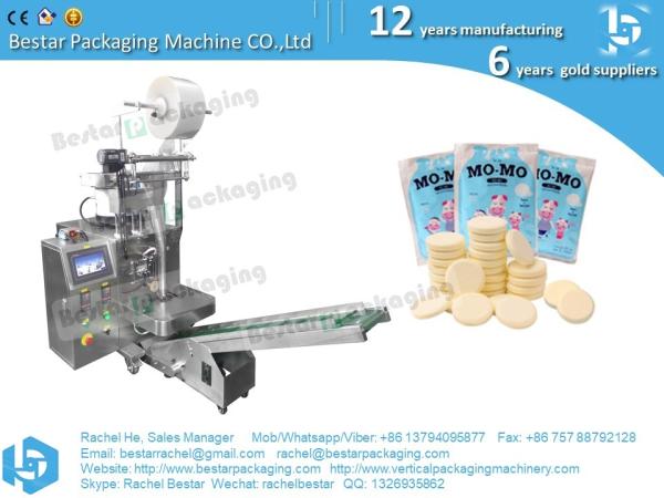 Pharma capsules packing machine by counting and filling