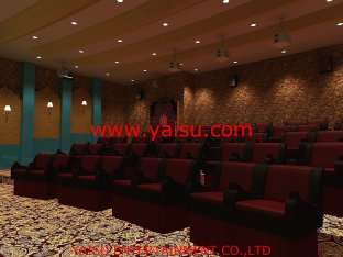 3D 4D 5D 6D Cinema Theater Movie Motion Chair Seat System Furniture equipment facility suppliers factory