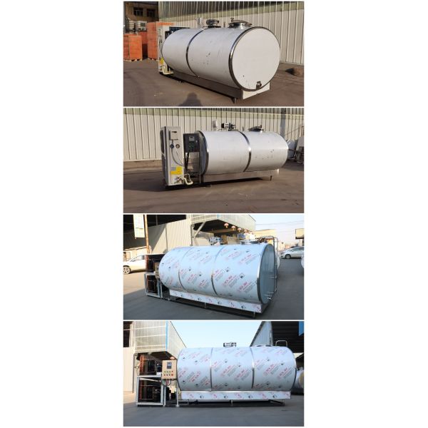 4000 Litre Dairy Processing Line Vegetable Chiller Mini Type High Productivity