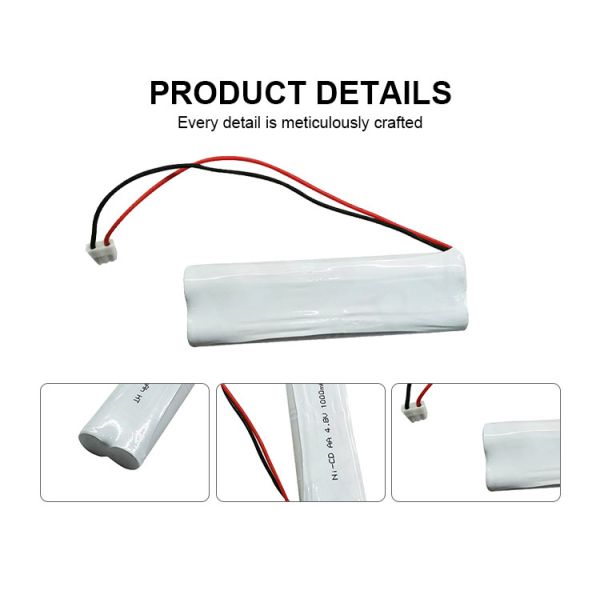 4.8v Никель-кадмиевая батарея 1200mAh 1500mAh Nicd батарея