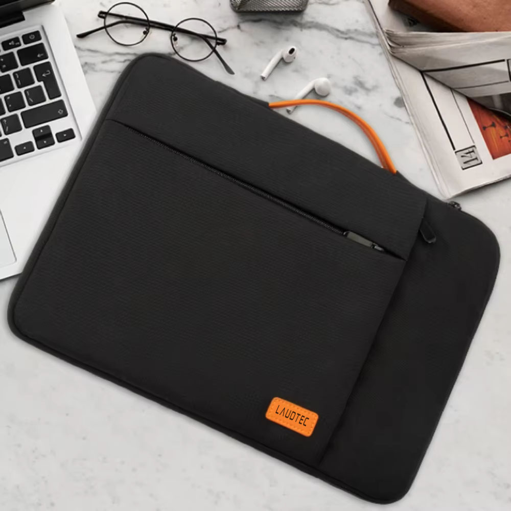 For Laudtec 15 Inch Laptop Briefcase Custom Logo Simple Shoulder Bag Luxury Elegant Polyester Sling Sleeve Business Computer Bag Wholesale OEM/ODM/Private Label