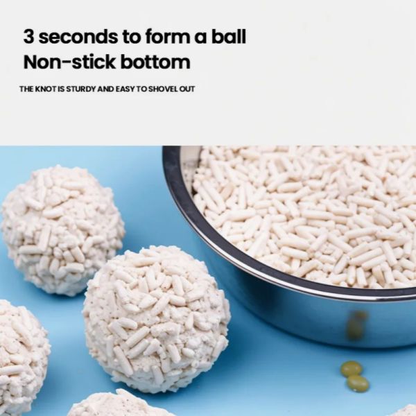 OEM Fast Clumping Tofu Cat Litter Super Absorbency Easy Clean Flushable