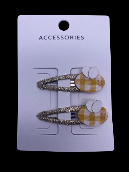 Customized Children's Animal Flowers BB Hair Clip Little Girl Cute Lovely Yellow bee Hair Clips