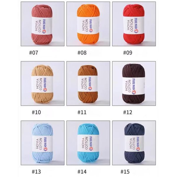 200G=219Y 70% Cotton 30% Nylon Blend Yarn Chunky Tube Cotton Yarn With Good Elasticity