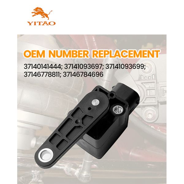 Headlight Level Sensor 37140141444 Compatible with BMW E46 E38 E39 E60 E61 1997-2010