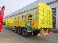 Bulk Cargo And Animal Transport Fence Semi Trailer New Produced 3 Axles