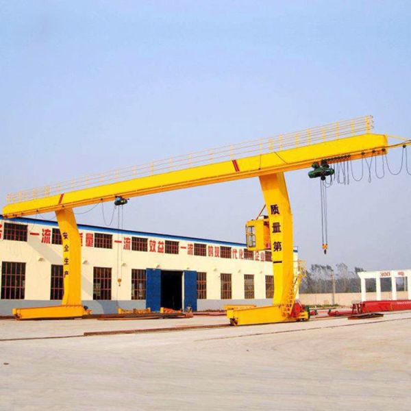 L Type Single Girder Goliath  Gantry Crane Outdoor   Box Structured For Workshop
