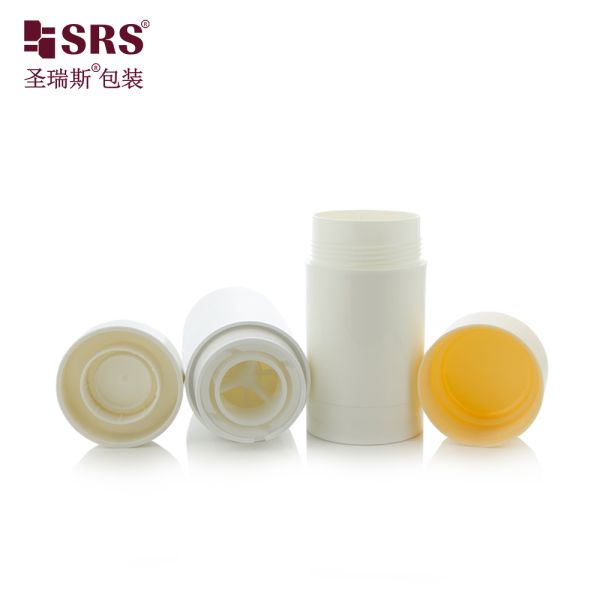 D048 Eco-Conscious Twist Up Cosmetic Stick Containers (15-90ml) Post Consumer Recycled Bottom Loaded for Deodorants