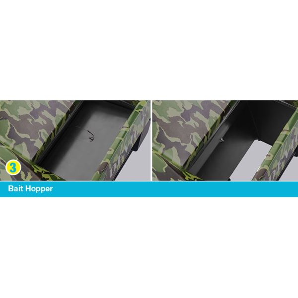 DEVC-118 Carp Fishing Bait Boats , camouflage ABS plastic type rc fishing bait boat