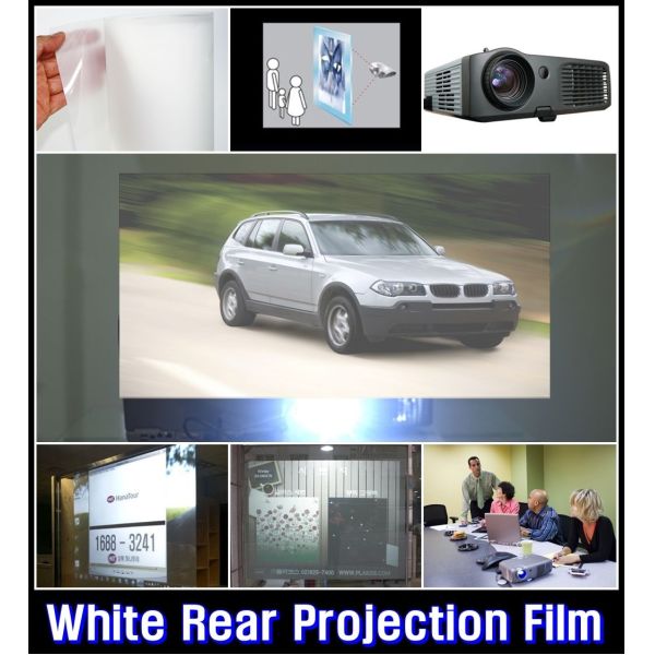 Фильм 3D с задней проекцией Чистый серый Голографический экран с задней проекцией