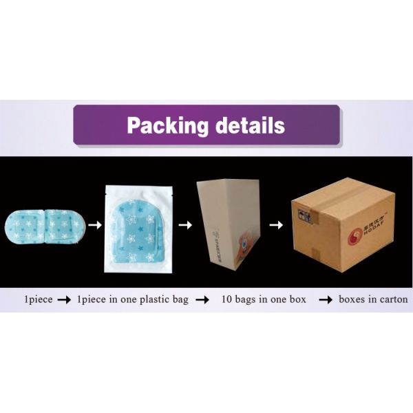 Disposable Hot Steam Warm Spa Patch Self-heating Eye Mask for Eye