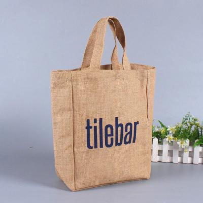 Shopping Burlap Eco Friendly Reusable Jute Tote Bags