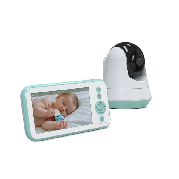 5.5 Inch HD Video Baby Monitor with Night Vision and 5000mAh Battery