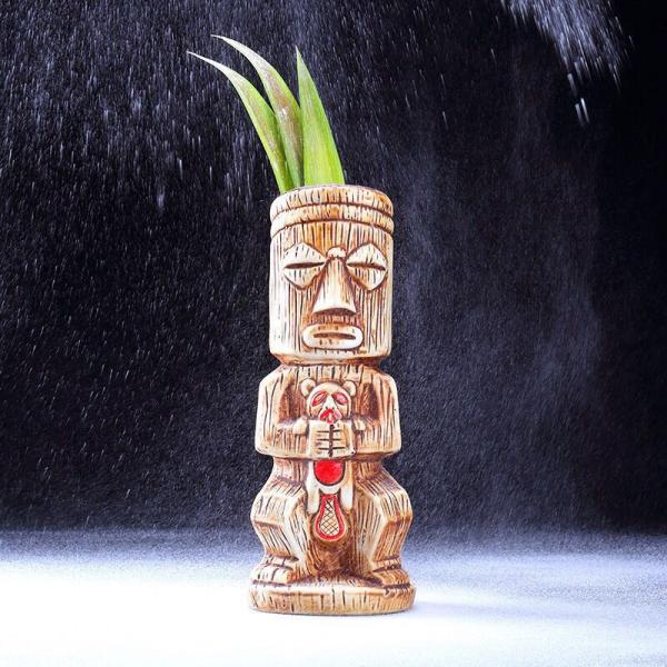 Creative Ceramic Tiki Mugs Hawaiian Cocktail Mug  Porcelain Beer Wine Mug Drinkware