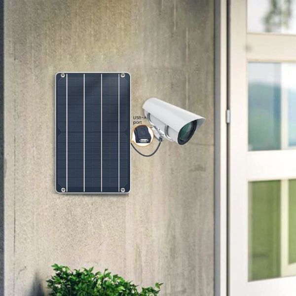 Монокристаллические твёрдые солнечные панели 6W IP67 водонепроницаемый для смартфонов IP-камера