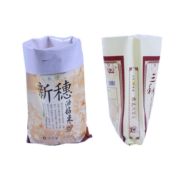 Water Resistant Bopp Laminated PP Woven Bags Double Stitched UV Protection