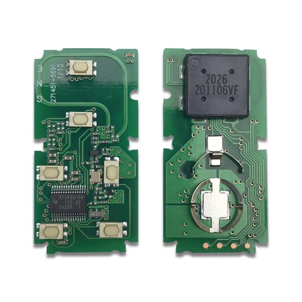 315 Mhz  5+1 Button 4D+ Chip HYQ14ADR Smart Key For Toyota Sienna 2011-2020