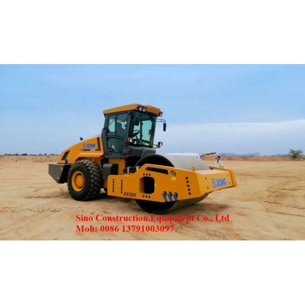 Ролик дороги 276кв вибрации ролика дороги СС395 строительства дорог СКМГ 39тон полностью гидравлический одиночный стальной