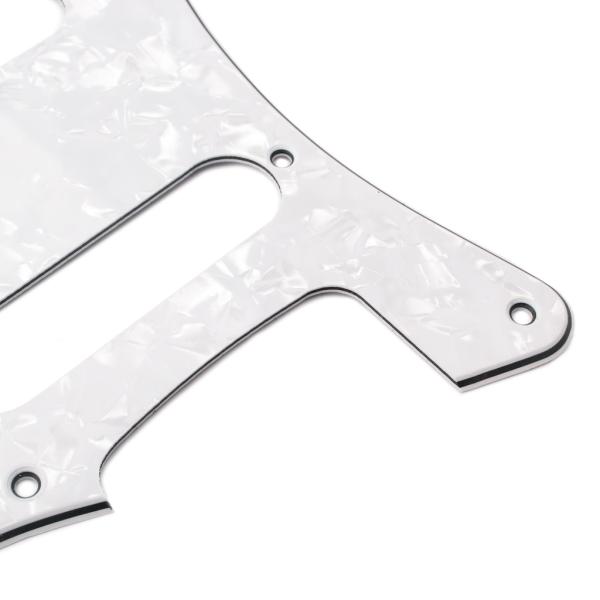 3Ply 11-Hole SSS Electric Guitar Pickguard white pearl Scratch Plate for Stratocaster Style Guitar Accessories Parts
