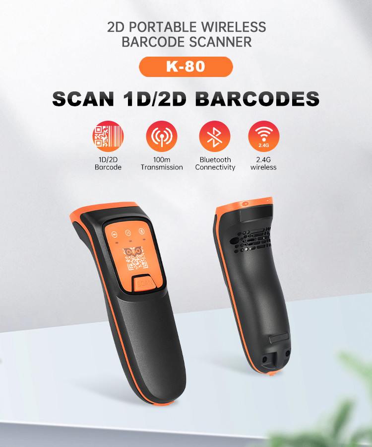 Блока развертки Handheld 1D 2D Qr штрихкода Bluetooth читатель кода штриховой маркировки портативного беспроводного