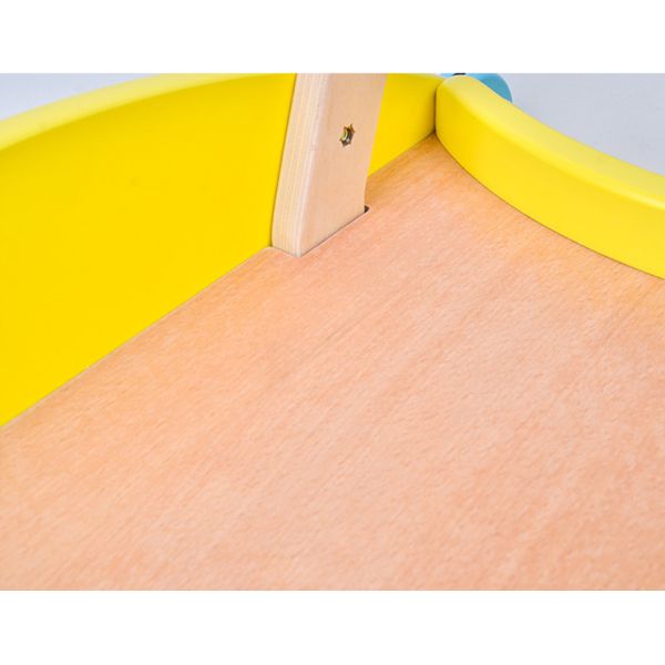 Children's Double Deck Wooden Toy Shopping Trolley