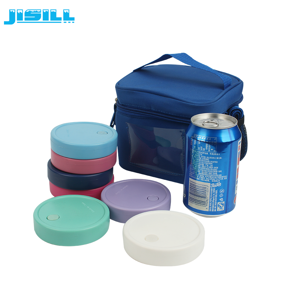 Customized HDPE  Cylinder Ice Pack 100ml For Refrigerating Beverage Cans For Food Frozen