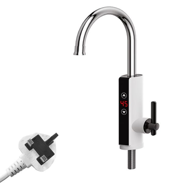 304 Stainless Steel Electric Instant Water Tap Hot Type Quick Heating Over Water Kitchen Heater Tap