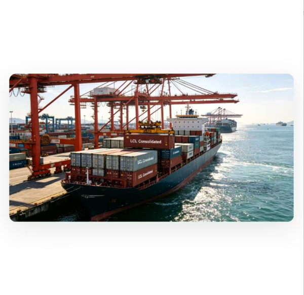 LCL Consolidated Sea Freight Door To Door Delivery For General Goods