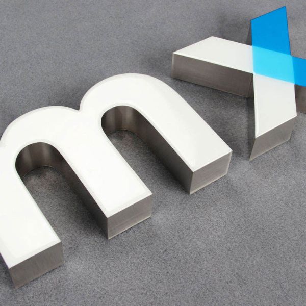 Outdoor Sign Board Stainless Steel Acrylic Led  Lighting Illuminated Letter Signs