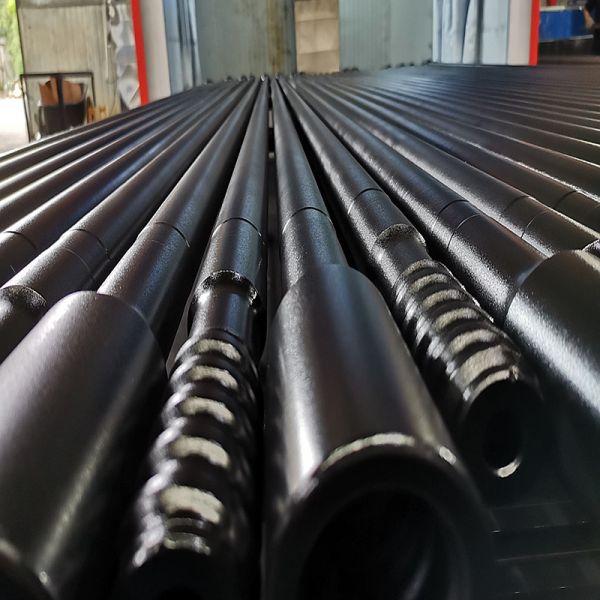 Rock Drill Rod Mining Drilling Tools T38 Top Hammer Threaded Extension Drill Rod