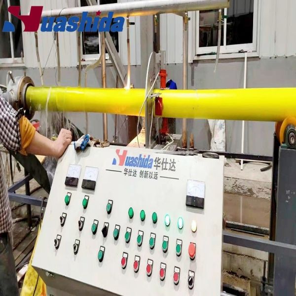 Fully Automated One-Step Polyurethane Pipe Production Line in Heating Systems