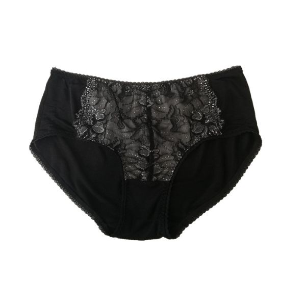 60 - 120gsm 100% Silk Lingerie Knitted Briefs Silk And Lace Shorts