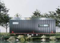 Modulaires petites maisons préfabriquées sur roues pour des escapades de week-end ou un hangar de jardin