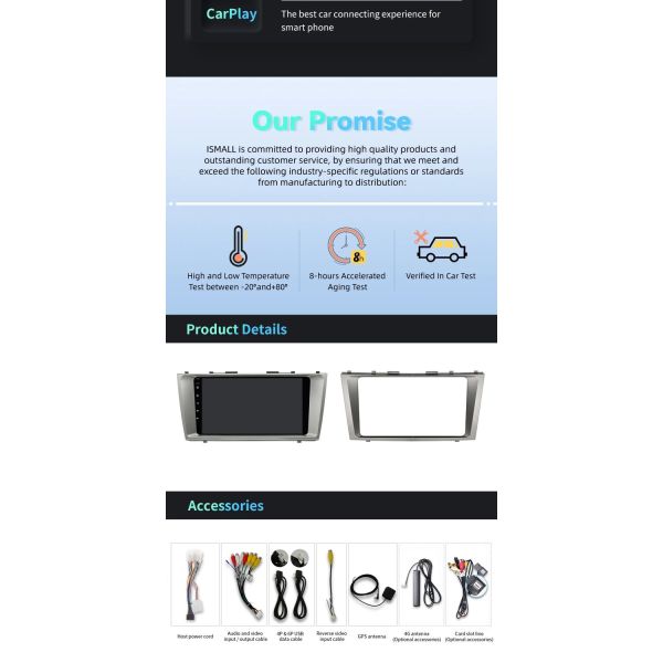 2Din Android Car DVD Multimedia Player Для Toyota Camry 2008-2011 Автомобильный Android Стерео