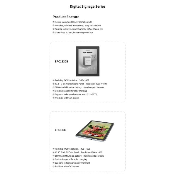 MJK 13.3 Inch E-Ink Notebook Android Tablet with HD Real-time Cloud Syn Android Eink Tablet