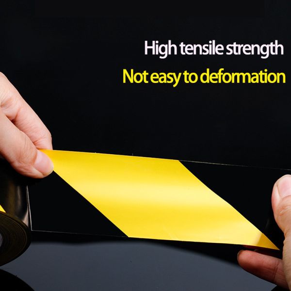 PVC Warning Tape Zebra Crossing Warning Color Marking Landmark Tape